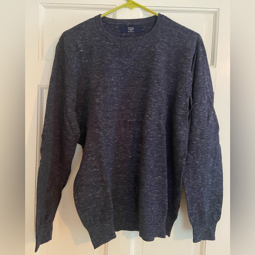 Like New Men’s J.Crew Cotton Crewneck Sweater